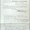 Joseph I. Stone pension record which shows marriage date.